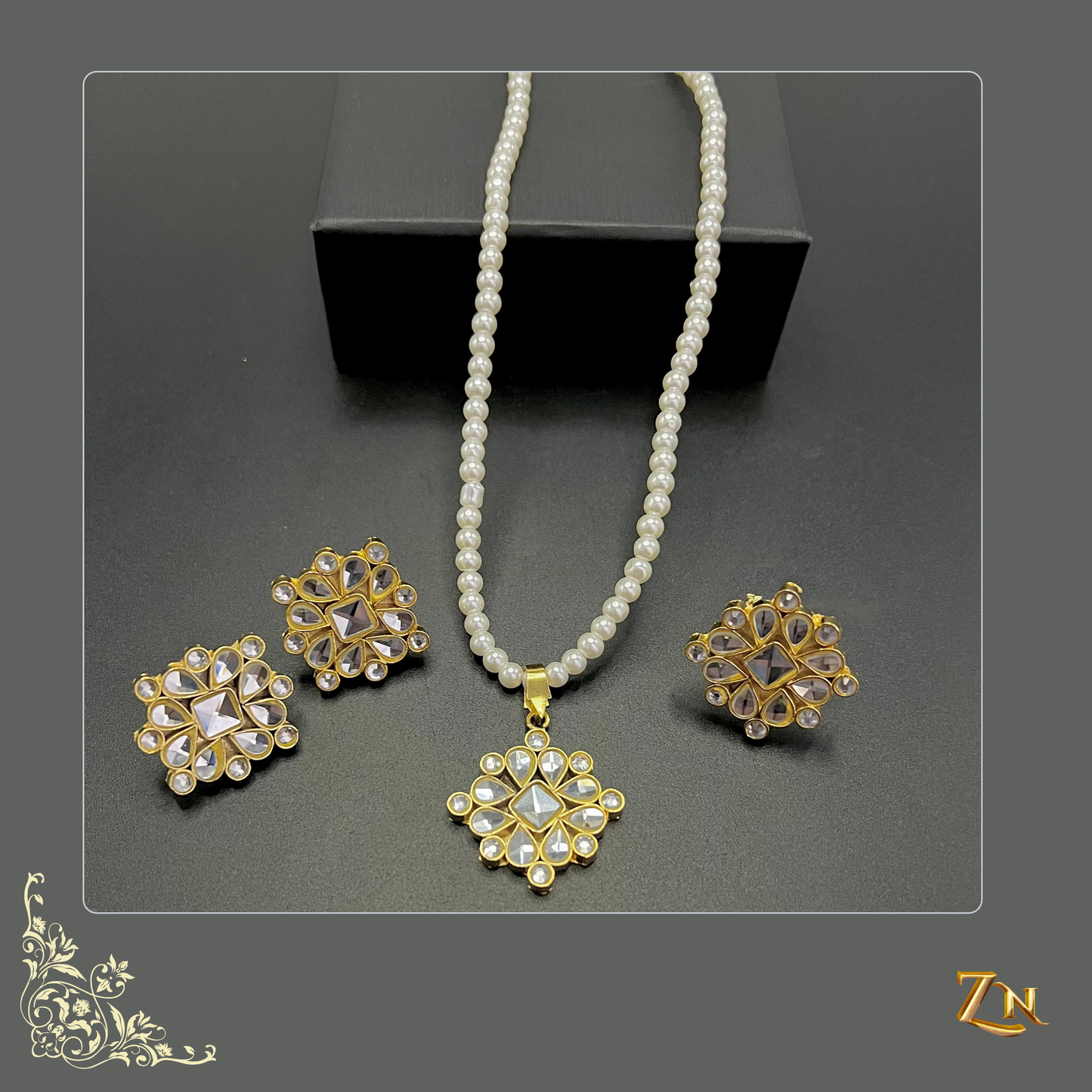 Kundan Locket Set