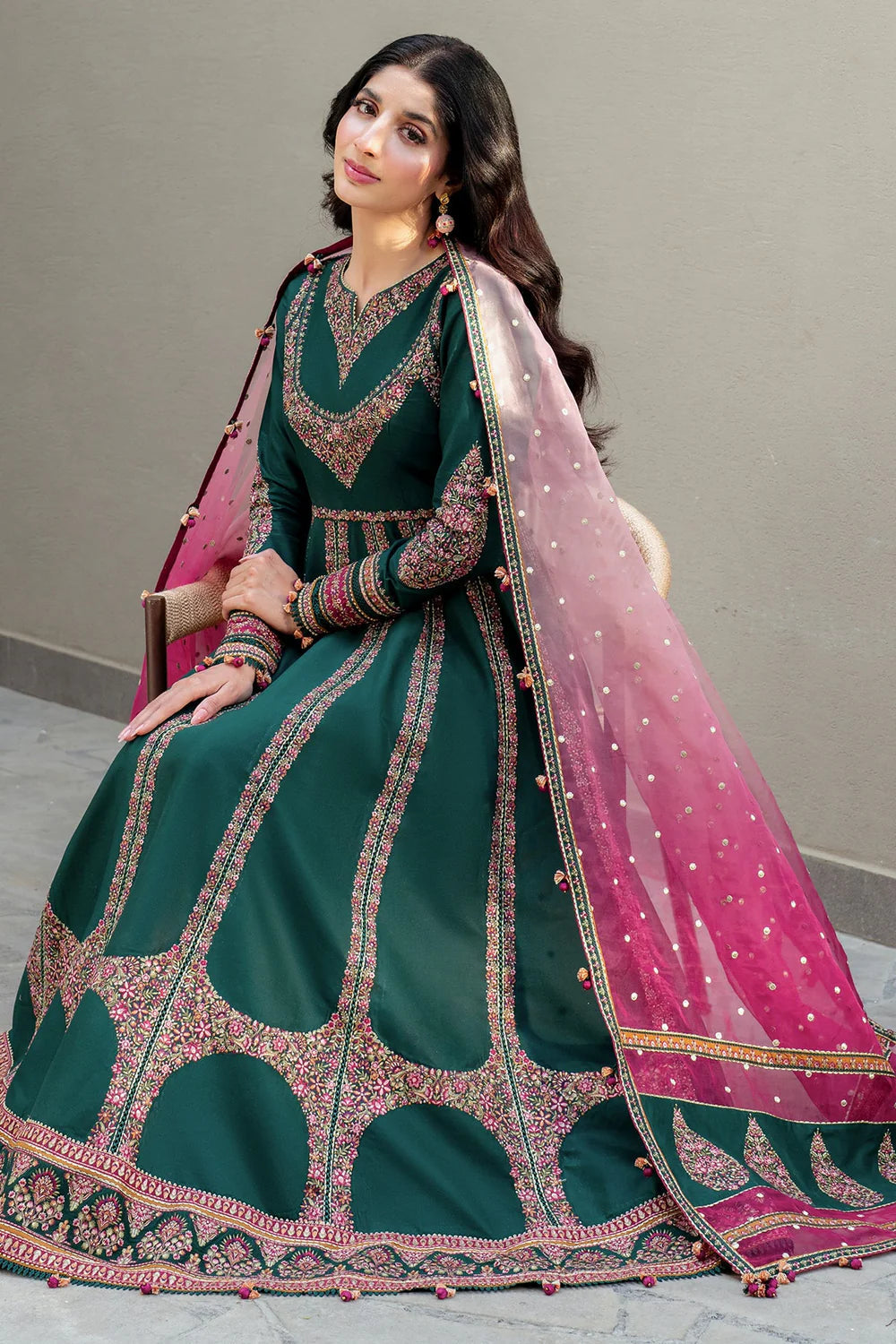 JAZMIN | SHAHKAR EID COLLECTION | EMBROIDERED LUXURY LAWN SL25-D1