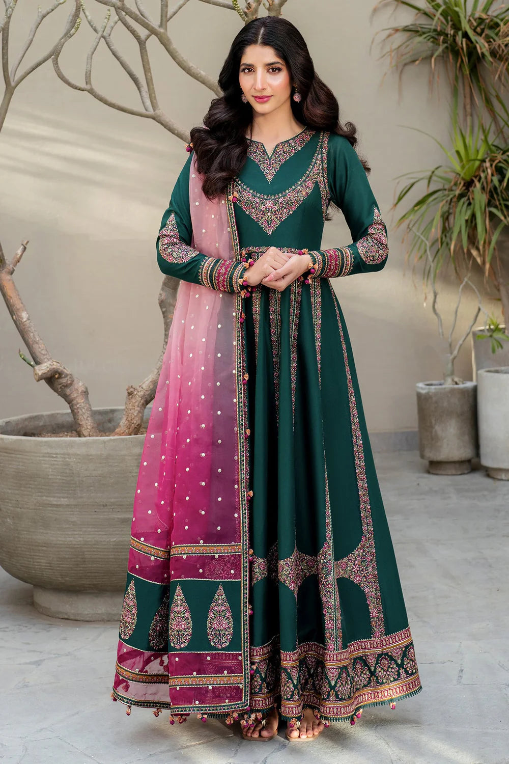JAZMIN | SHAHKAR EID COLLECTION | EMBROIDERED LUXURY LAWN SL25-D1
