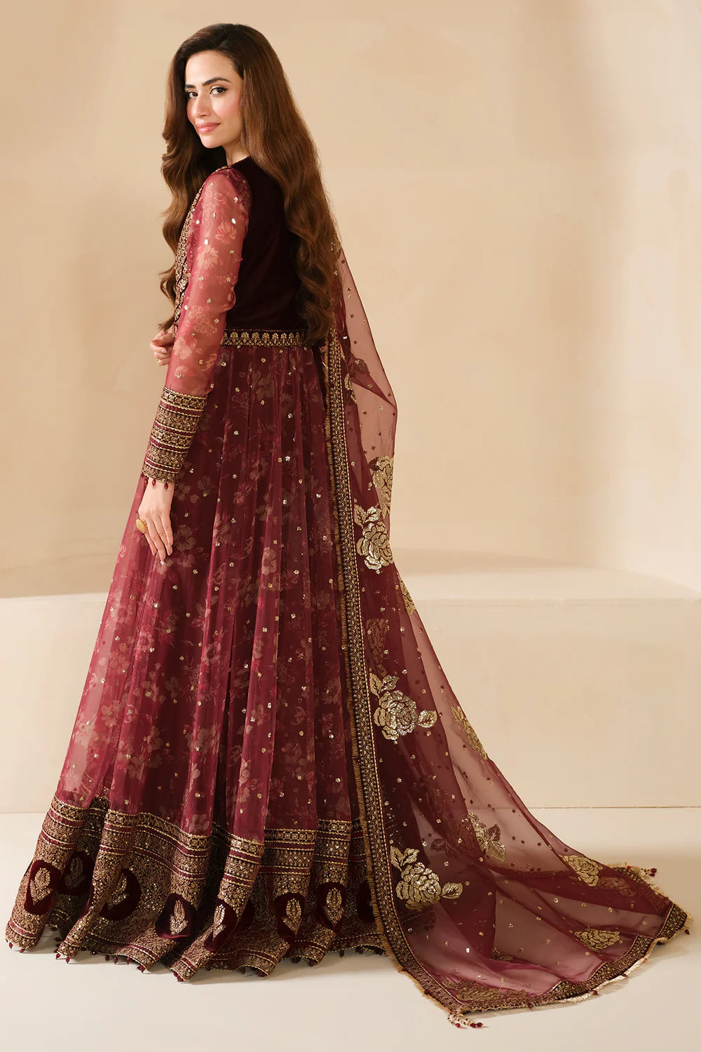 JAZMIN | Embroidered Velvet Formal VF-2033