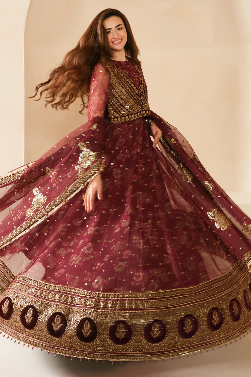 JAZMIN | Embroidered Velvet Formal VF-2033