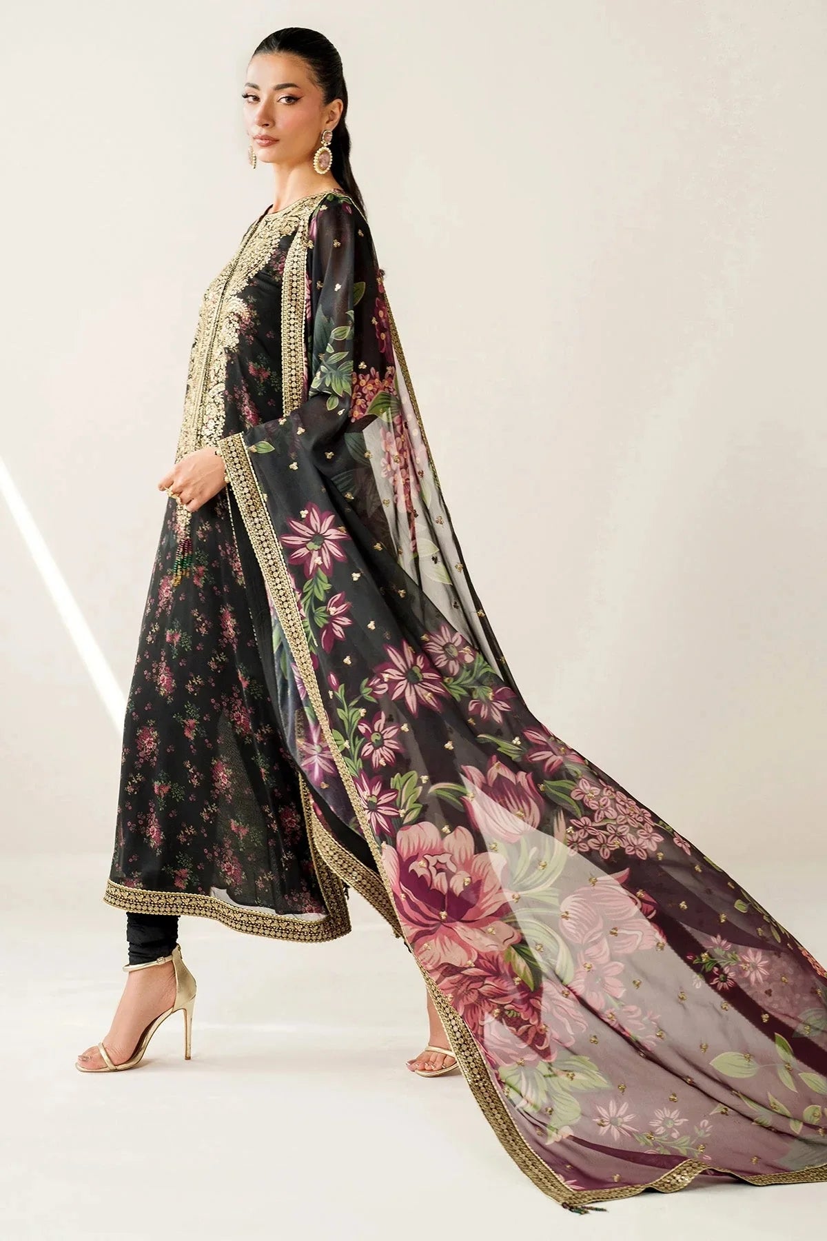 AZMIN | SHAHKAR EID COLLECTION | EMBROIDERED LUXURY LAWN SL24-D1