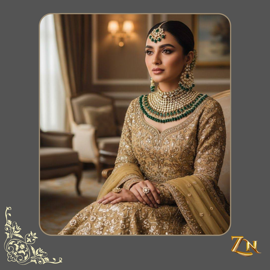 Kundan & Pearl - Bridal Set