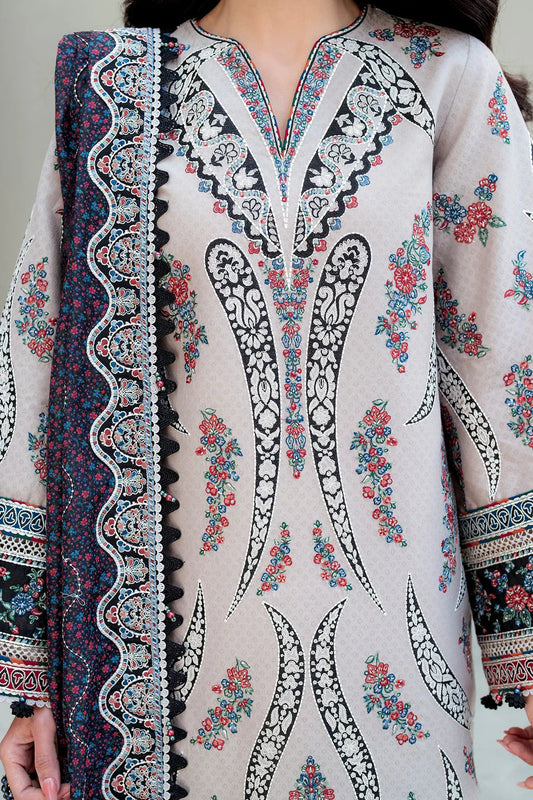 JAZMIN | SHAHKAR EID COLLECTION | EMBROIDERED LUXURY LAWN SL25-D7