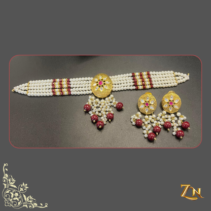 Indian Rajasthani Kundan choker set