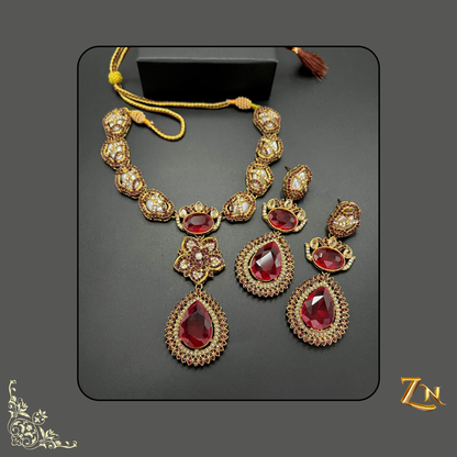 Designer Necklace with saprkling stone