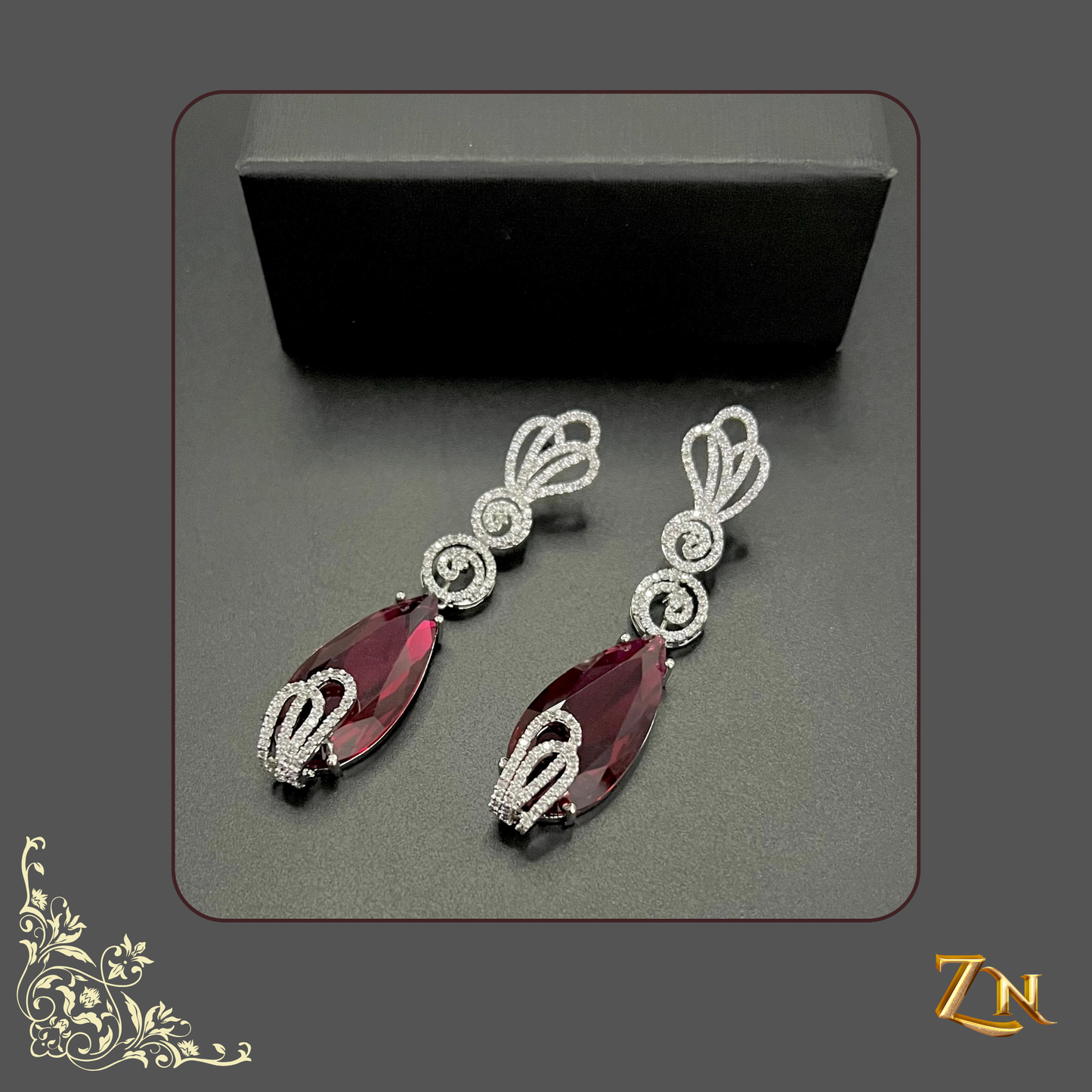 American Diamond Earings - 1 Carat