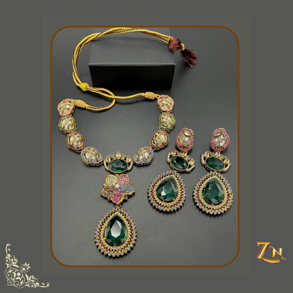 Designer Necklace with saprkling stone