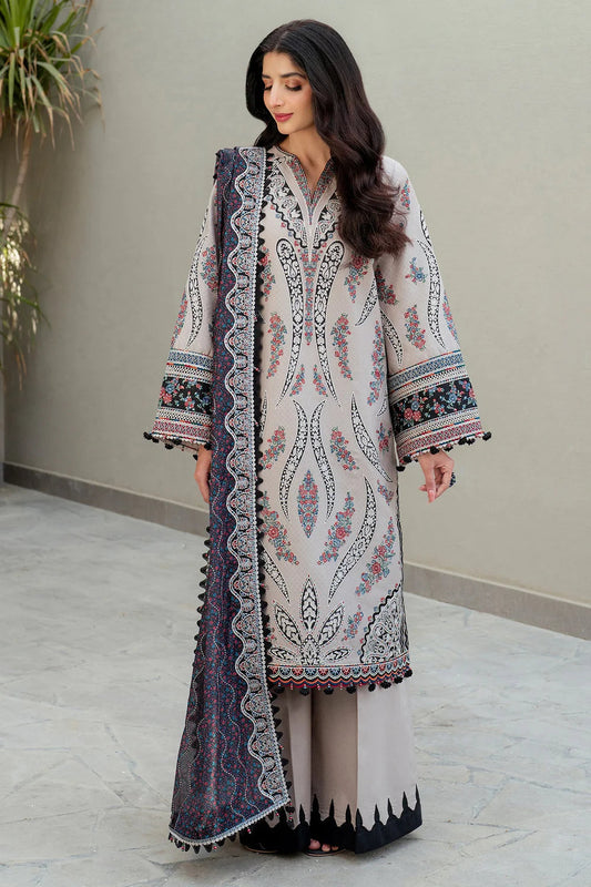 JAZMIN | SHAHKAR EID COLLECTION | EMBROIDERED LUXURY LAWN SL25-D7