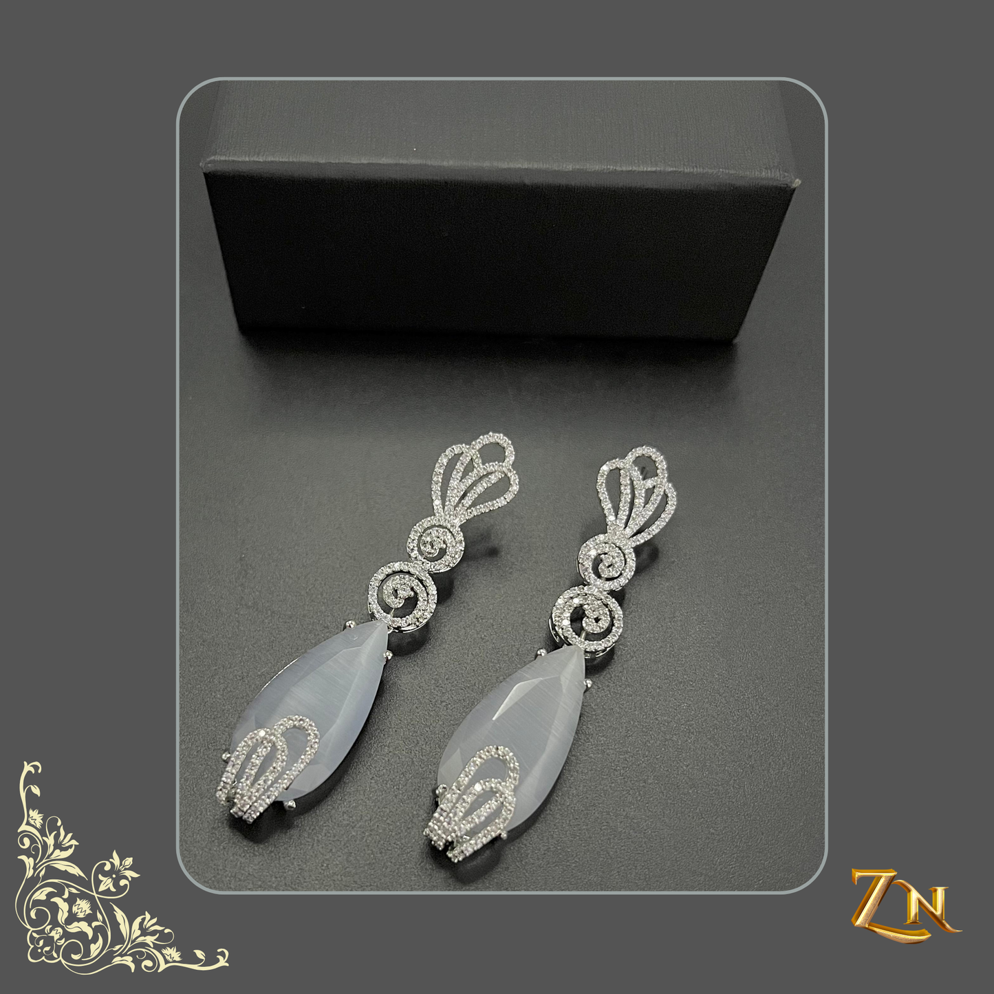 American Diamond Earings - 1 Carat