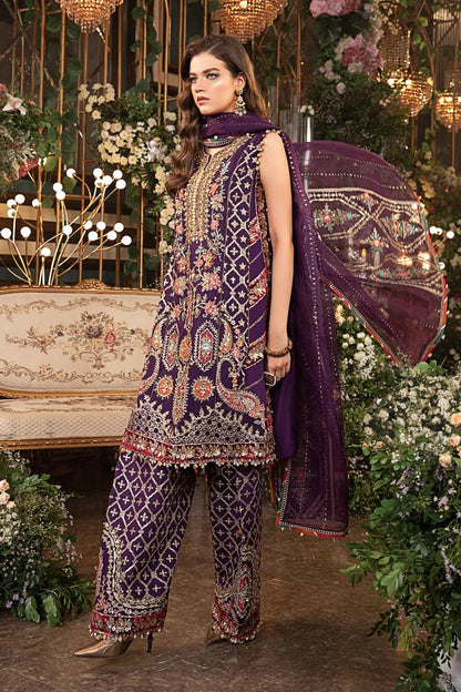 MARIA B | WEDDING EDITION '24 | 3 Piece Embroidered Organza Suit | BD-2903