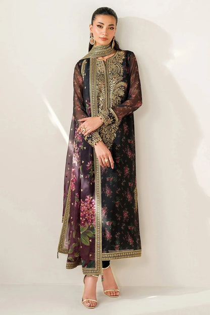 AZMIN | SHAHKAR EID COLLECTION | EMBROIDERED LUXURY LAWN SL24-D1