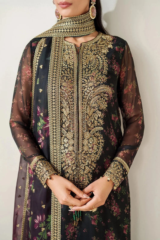 AZMIN | SHAHKAR EID COLLECTION | EMBROIDERED LUXURY LAWN SL24-D1